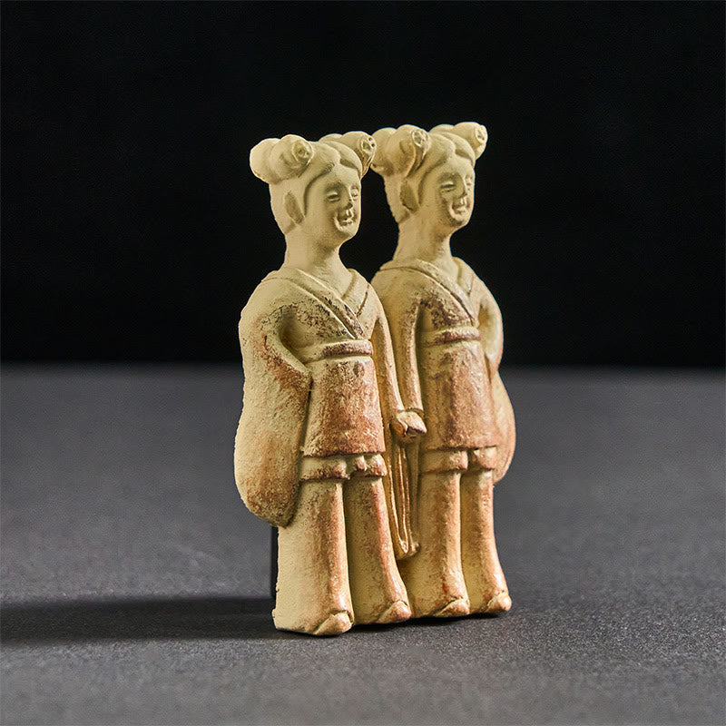 FU Dogs Twins Buddha Fridge Magnet – fu dog twin magnets in symmetrical layout, fu dog magnet, Buddha decor, Asian ornament