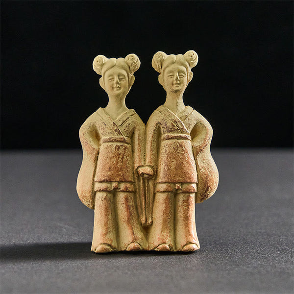 FU Dogs Twins Buddha Fridge Magnet – square ding magnet with Chinese pattern, fu dog magnet, Buddha decor, Asian ornament