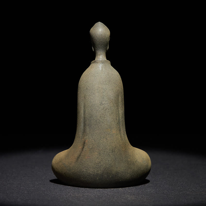 Sakyamuni Two Sizes Statue – small statue close-up of face with same serene expression