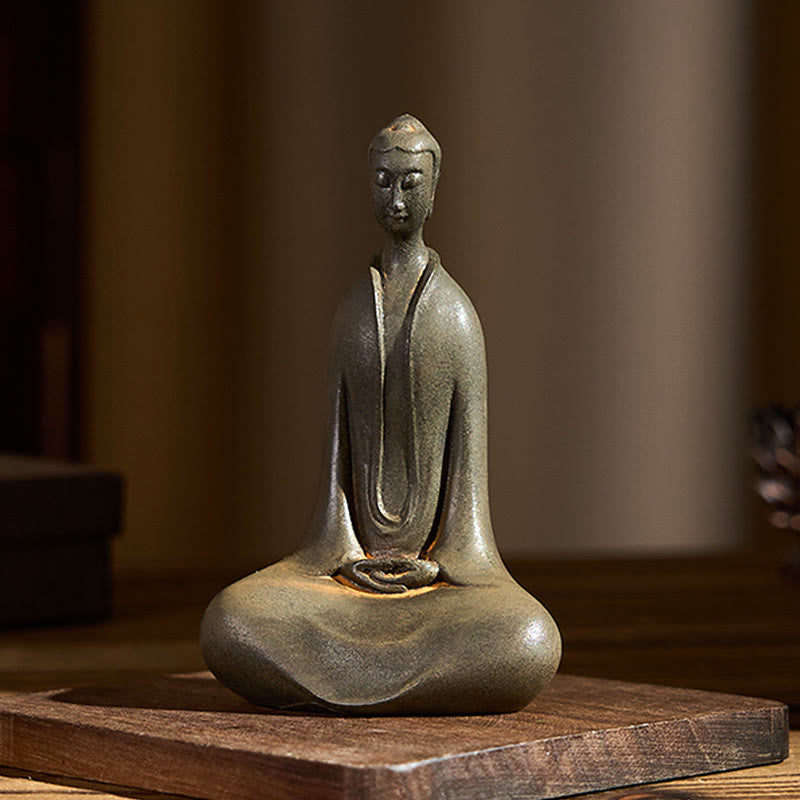 Sakyamuni Two Sizes Statue – small figure front view matching style in compact scale