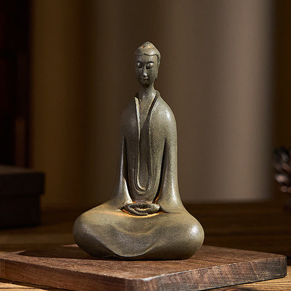 Sakyamuni Two Sizes Statue – small figure front view matching style in compact scale