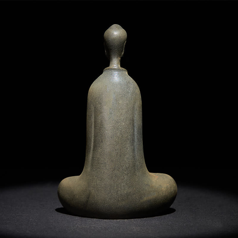 Sakyamuni Two Sizes Statue – large statue side profile showing upright standing posture