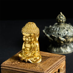 Tathagata Buddha Fridge Magnet – Tathagata Buddha statue magnet on silver, Buddha magnet, Tathagata decor, fridge ornament
