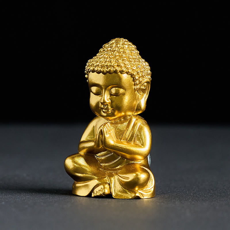 Tathagata Buddha Fridge Magnet – fridge magnet held in hand showing compact, Buddha magnet, Tathagata decor, fridge ornament