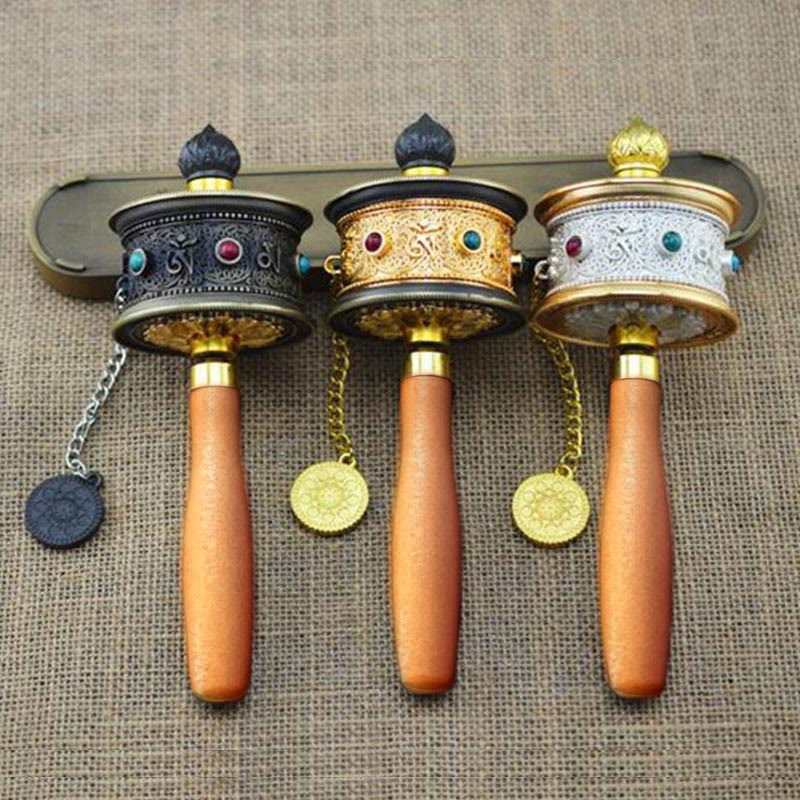 Zinc Alloy Tibetan Prayer Wheel