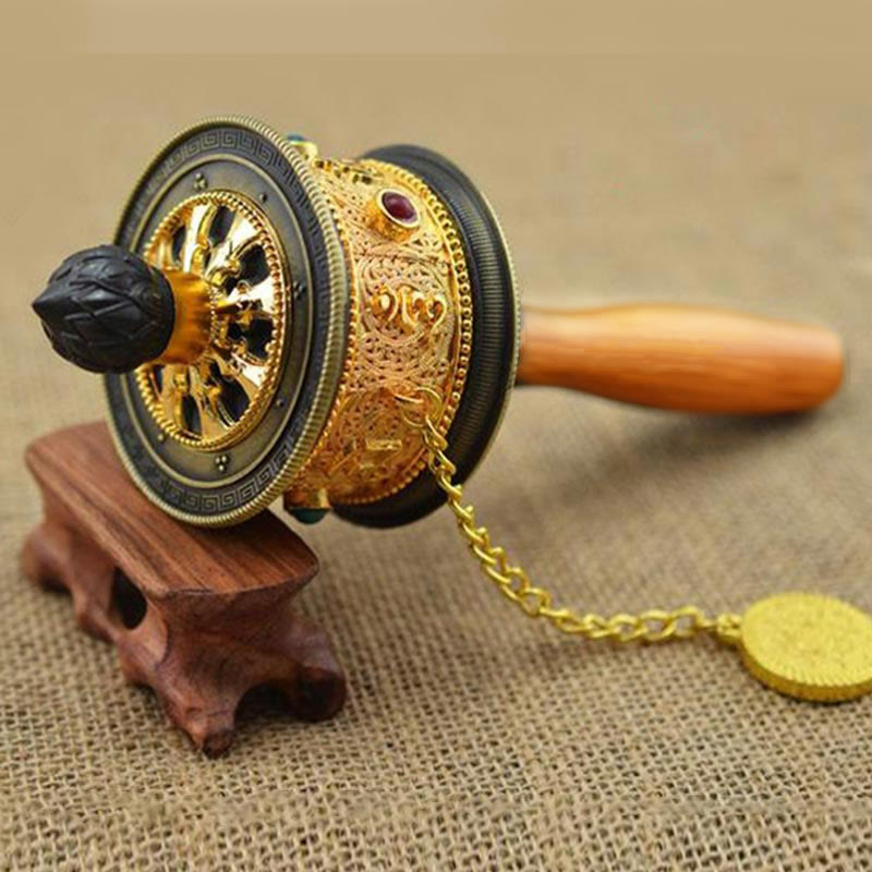 Zinc Alloy Tibetan Prayer Wheel Secondary image