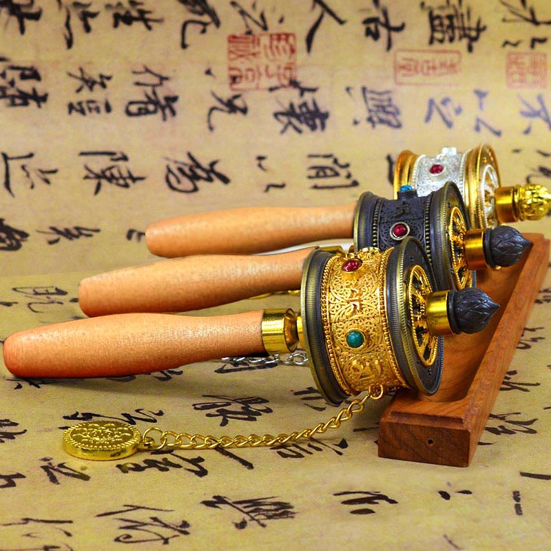 Zinc Alloy Tibetan Prayer Wheel Hauptbild