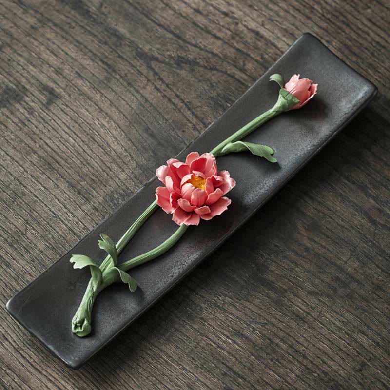 Ceramic Lotus Incense Burner | Serenity & Balance