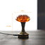 Lotus Liuli Lamp – honeycomb petal texture on tall bronze stand, lotus glass light