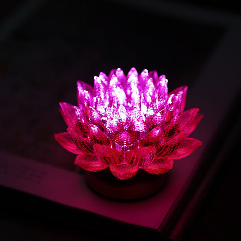 Lotus Liuli Glass Copper Brass Decoration | New Beginnings