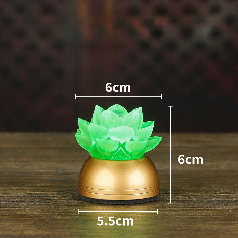 Green jade lotus decoration with gold base and measurements, liuli decor