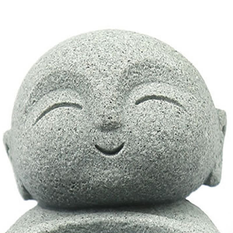 Buddha Serenity Candle Holder Statue – Buddha statue with closed eyes and gentle, candle holder, resin statue, home decor