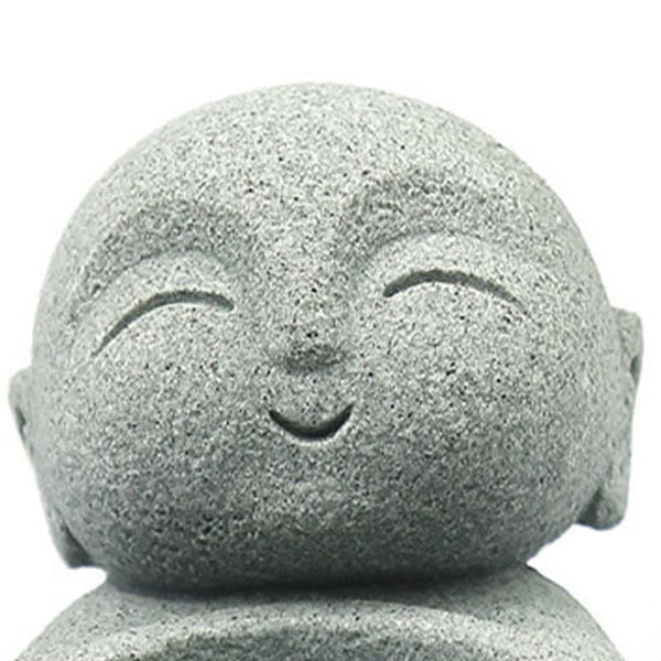Buddha Serenity Candle Holder Statue – Buddha statue with closed eyes and gentle, candle holder, resin statue, home decor