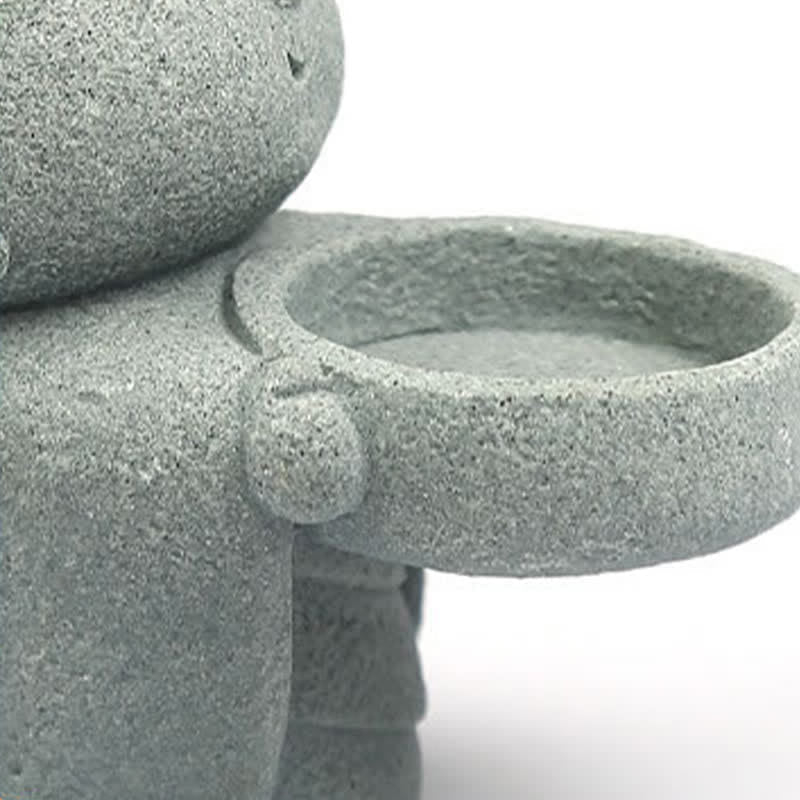 Buddha Serenity Candle Holder Statue – resin statue packaged in gift box with foam, candle holder, resin statue, home decor