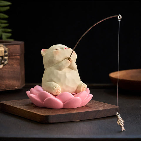 Lotus Animal Fishing Desk Decor Zweitbild