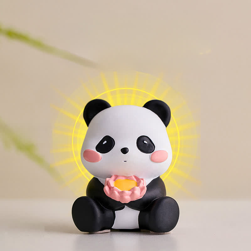 Resin Lotus Panda Phone Stand | Purity & New Beginnings