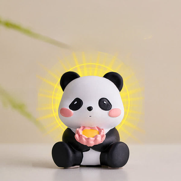 Resin Lotus Panda Phone Stand