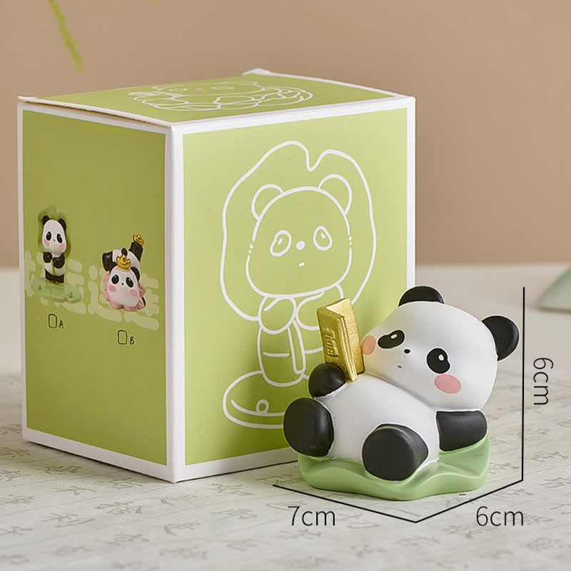 Resin Lotus Panda Phone Stand | Purity & New Beginnings