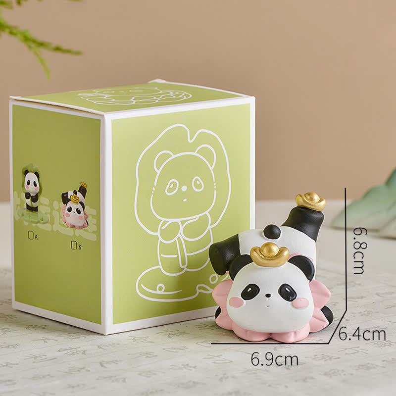 Resin Lotus Panda Phone Stand | Purity & New Beginnings