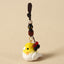 Hand-Carved Wood Cockatiel Om Mani Padm… – Hand-carved yellow cockatiel with braided cord and beaded tassel, wooden bird key…