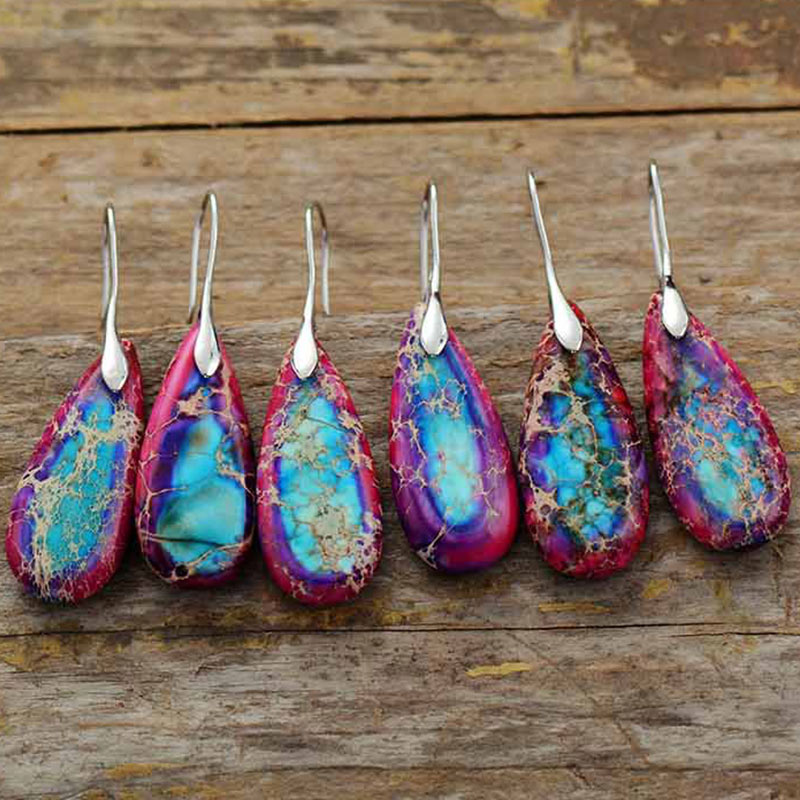 Emperor Stone Happiness Earrings, image 10, earring jewelry