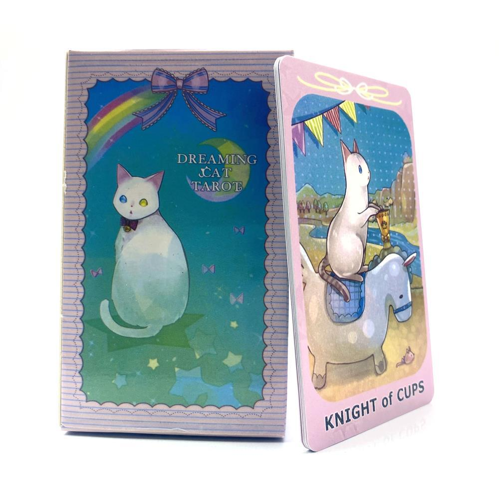 Trendy Tarot Deck – Colorful box packaging with vibrant card illustrations on dark background, personality deck