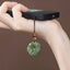 Ancient Style Pixiu Phone Strap & Keychain – Phone Charm / Green, front view, lucky charm