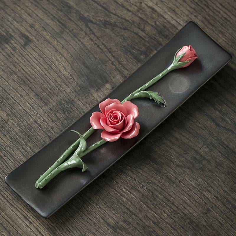 Ceramic Lotus Incense Burner | Serenity & Balance
