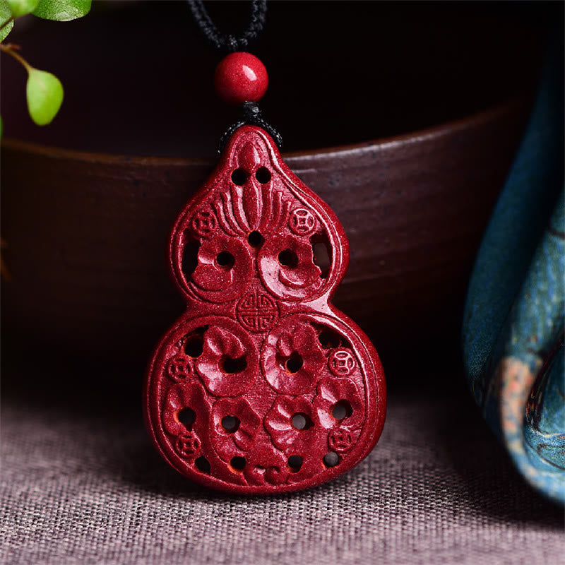 Natural Jade Laughing Buddha Necklace – on wooden stand display, retail showcase presentation