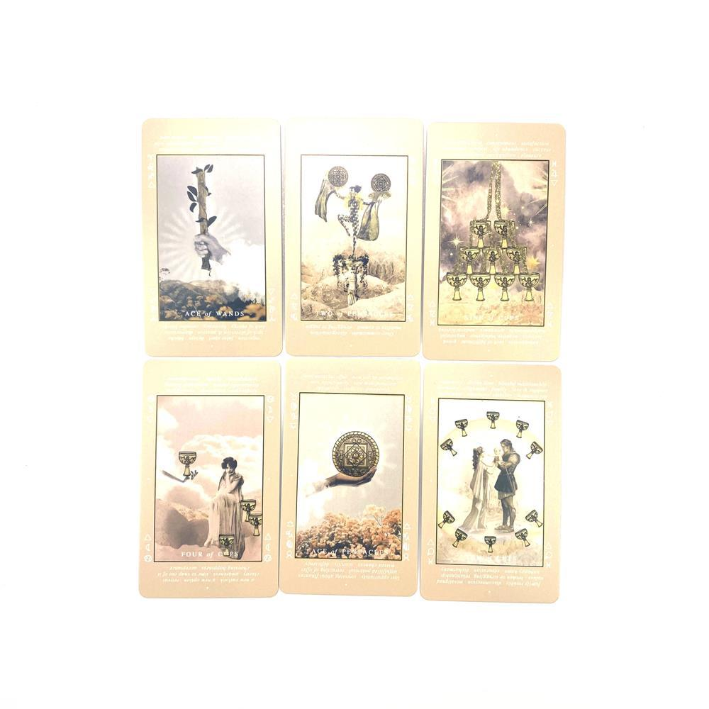 Trendy Tarot Deck – Detailed artwork of tarot card with vibrant colors and mystical elements, art card
