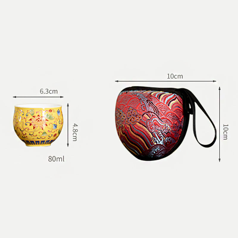 Lotus Pod Ceramic Kung Fu Tea Cup 80ml | Purity & Calm