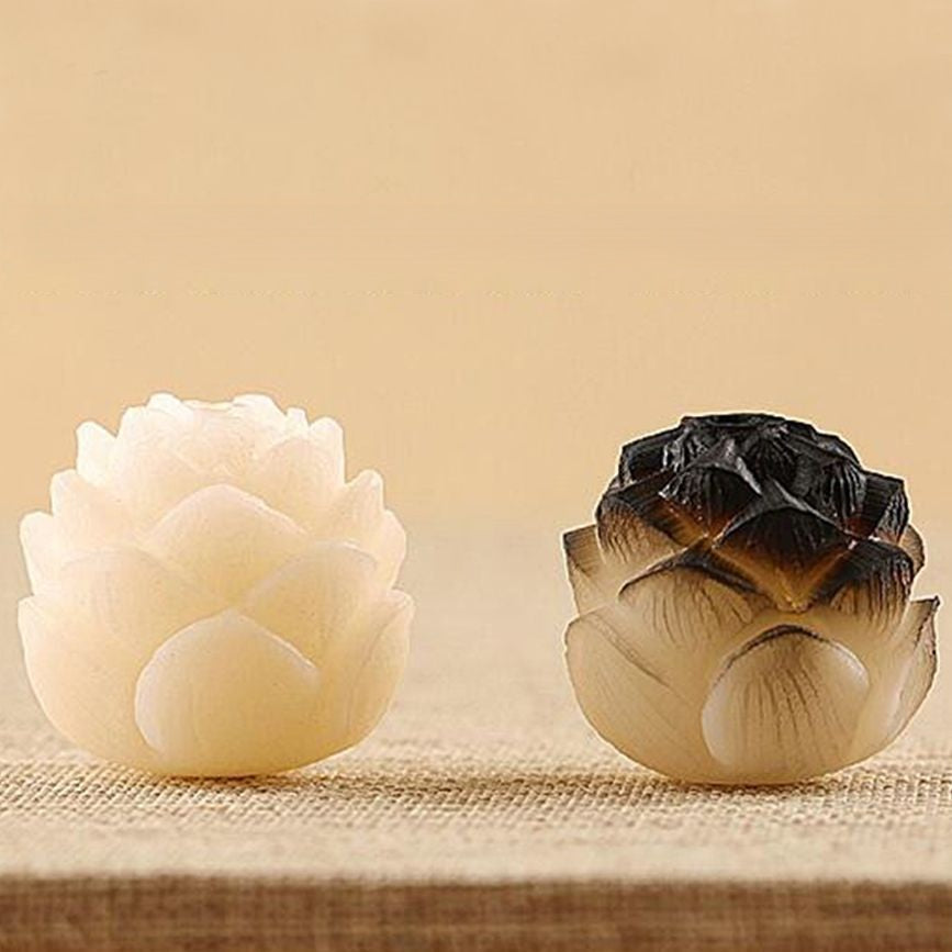 Lotus & Bodhi Car Keychain & Phone Charm - Spiritual Elegance, lifestyle shot, lucky charm