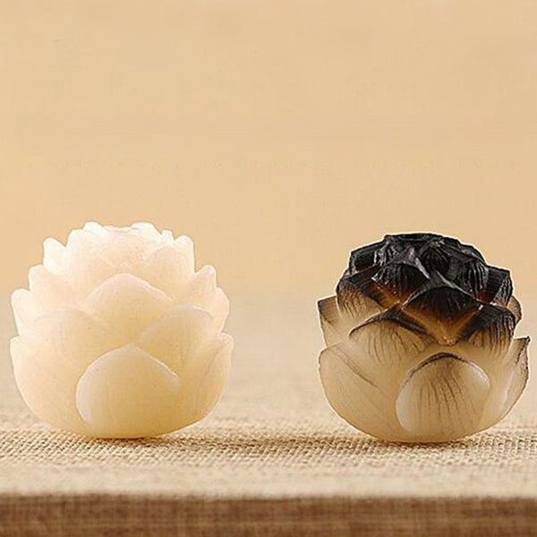 Lotus & Bodhi Car Keychain & Phone Charm - Spiritual Elegance, lifestyle shot, lucky charm