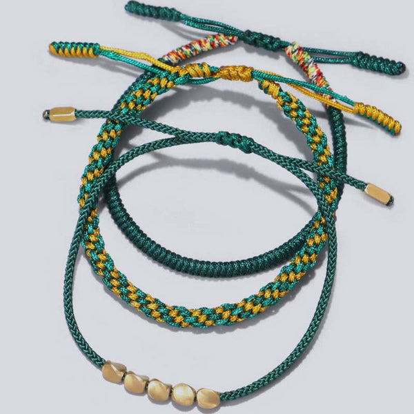 3 PCS Tibetan Copper Beads Bracelet Set, image 12, healing bracelet