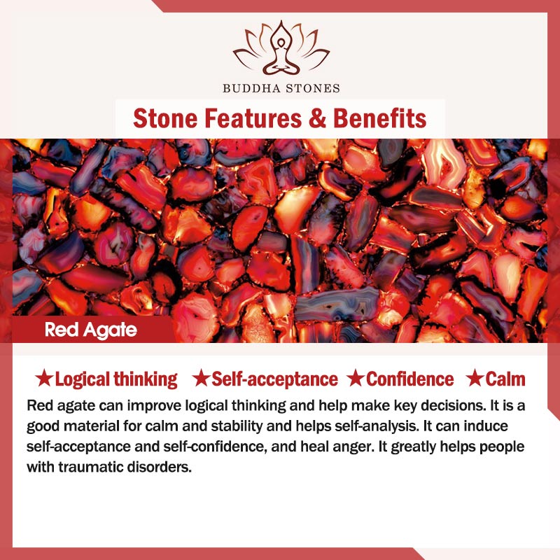 Red Agate Jade Lotus Bracelet – lotus symbol meaning card, enlightenment and new beginnings branding graphic