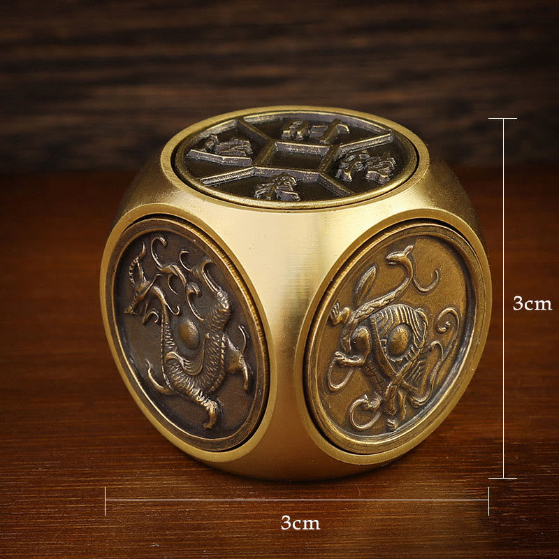 Four Beasts Feng Shui Brass Decoration