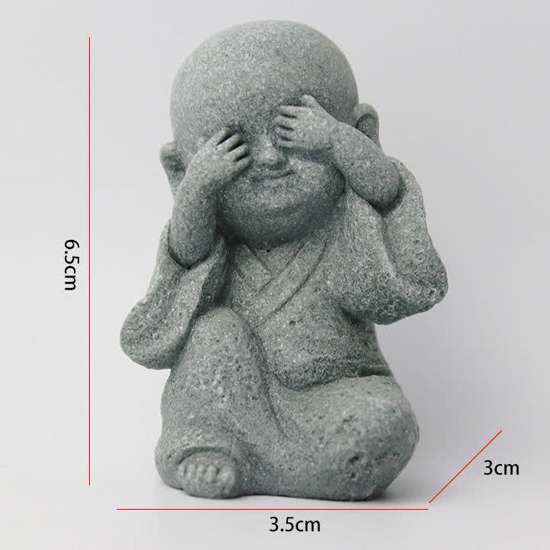 Meditation Prayer Monk Buddha Statue Home Decor