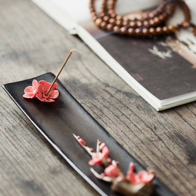 Ceramic Lotus Incense Burner | Serenity & Balance