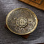 Brass Dragon Phoenix Incense Burner – dragon and phoenix relief on base plate, traditional