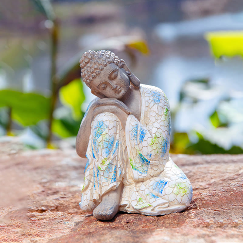 Yellow Jambhala Copper Buddha Statue – bottom stamp and maker mark, authentic craft origin