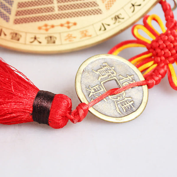 Feng Shui Bagua Copper Coin Map