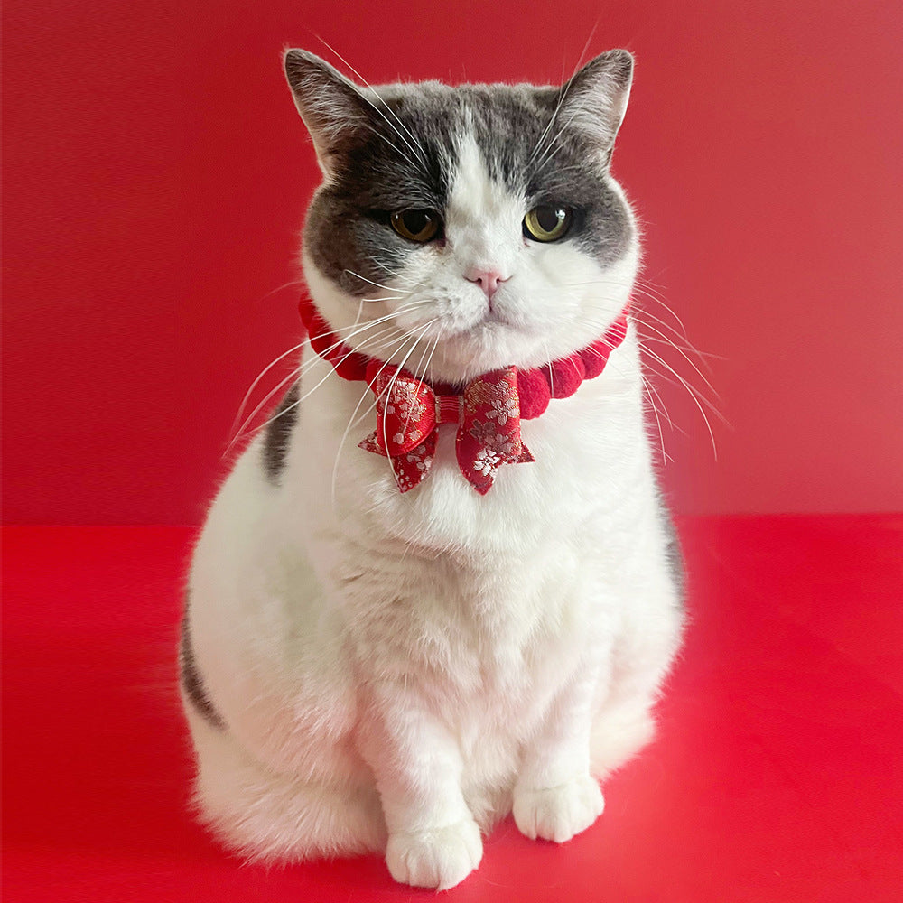 CNY Lucky Character Tassel Pet Collar – Peace / M 20-25CM, image 5