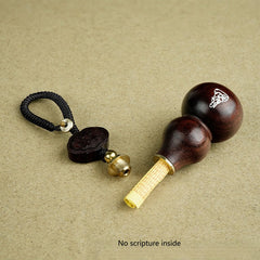 Red Sandalwood Gourd Keychain Pendant for Birth Year Zodiac Protection