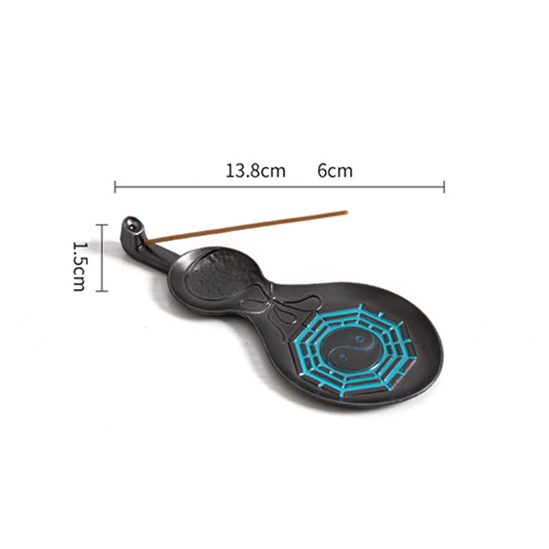Gourd Yin Yang Bagua Copper Incense Burner