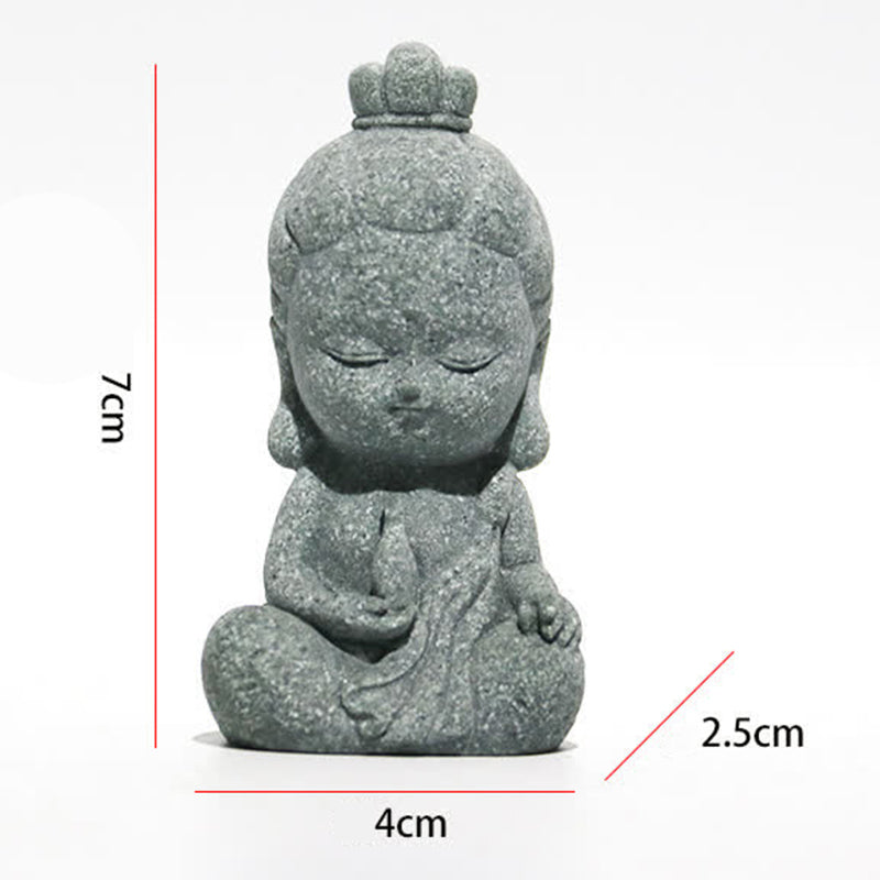 Meditation Buddha Statue Compassion Home Decoration – golden lotus base Buddha, feng shui decor