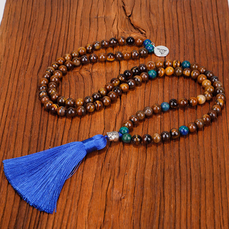Thousand-Hand Kwan Yin Jade Necklace – model wearing at heart center, elegant spiritual statement piece