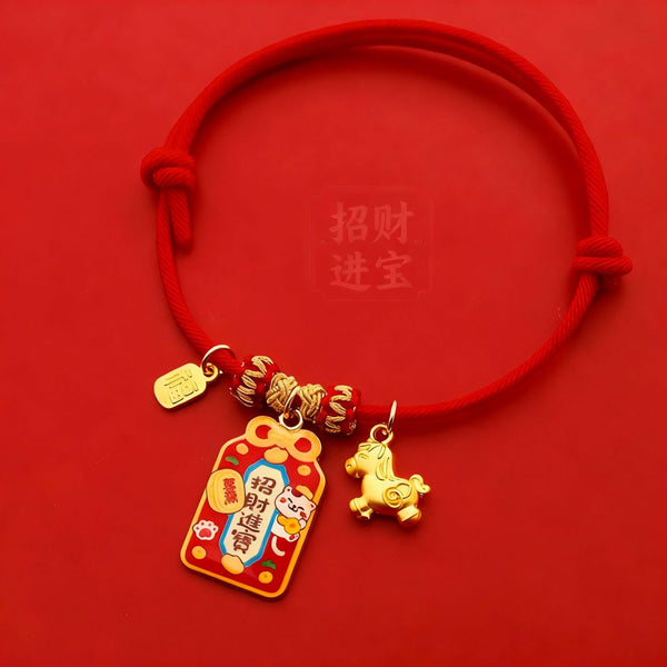 Gold Red New Year Pet Collar – Protection / S 18-35CM, image 9, amulet necklace