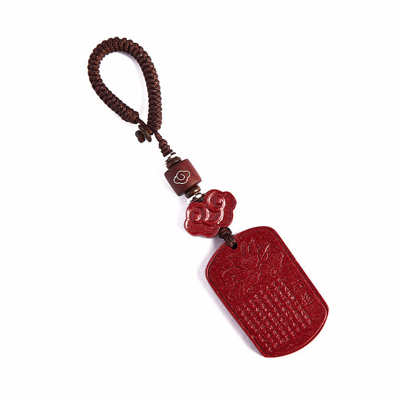 Cinnabar Piyao Talisman Keychain, image 11, lucky charm