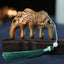 Green Sandalwood Koi & Lotus Tassel Comb, image 17
