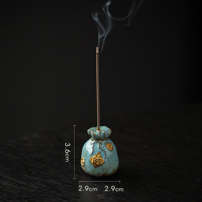 Treasure Bowl Bagua Ceramic Incense Burner